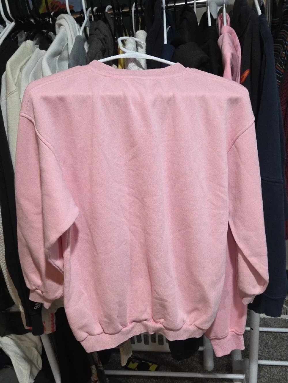 Nike Pink Crewneck Sweatshirt with White Logo - NwoT